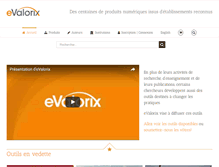 Tablet Screenshot of evalorix.com